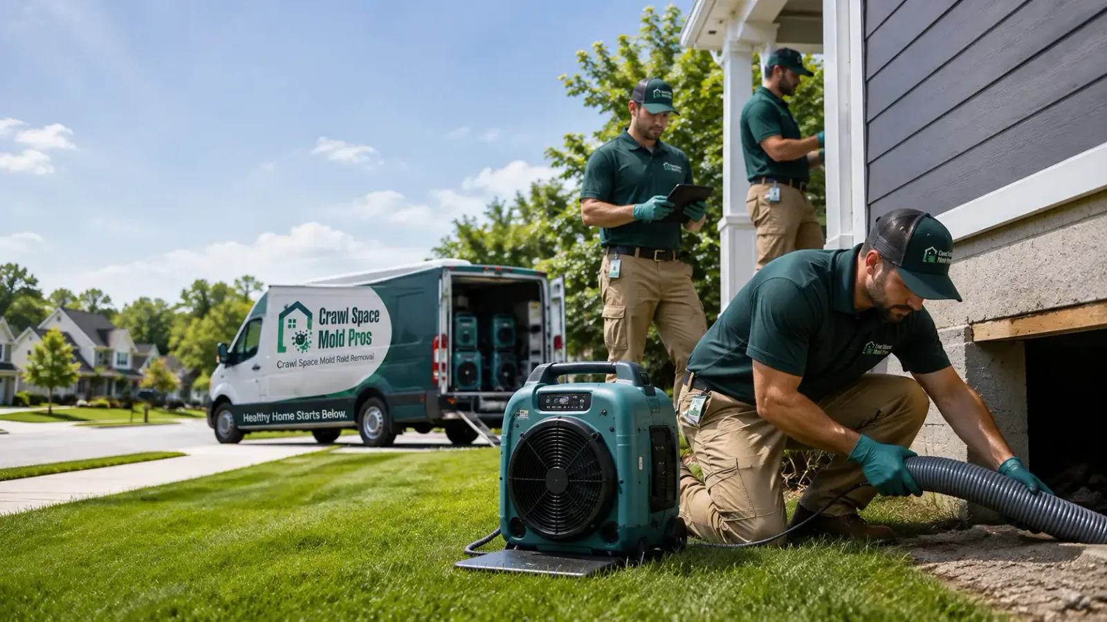 Crawl Space Mold Removal in Harmony, RI